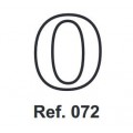 Cork letter O 10cm.