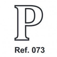 Cork letter P 10cm.