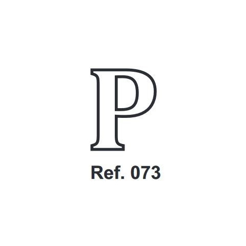 Cork letter P 10cm. Cork letter P 10cm.