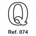 Cork letter Q 10cm.