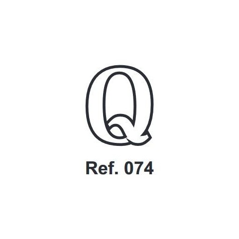 Cork letter Q 10cm. Cork letter Q 10cm.