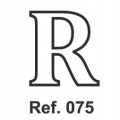 Cork letter R 10cm.