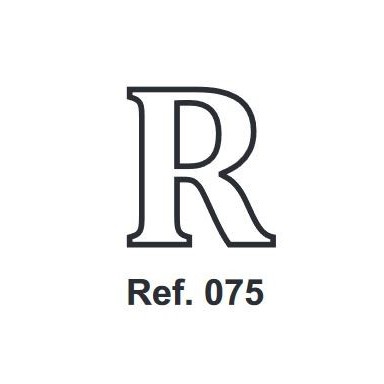 Cork letter R 10cm.