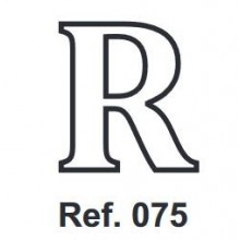 Cork letter R 10cm.