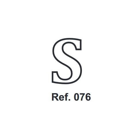 Cork letter S 10cm. Cork letter S 10cm.
