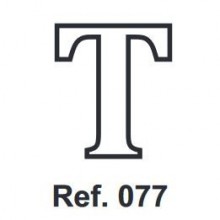 Cork letter T 10cm.
