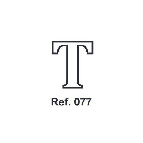Cork letter T 10cm. Cork letter T 10cm.