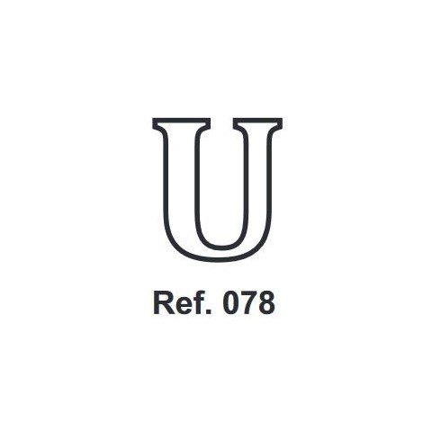 Cork letter U 10cm. Cork letter U 10cm.