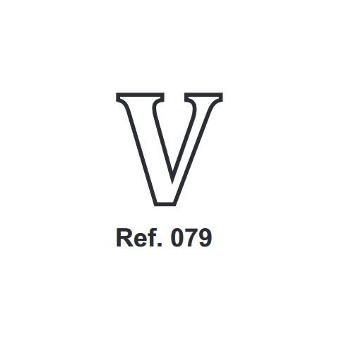 Cork letter V 10cm. Cork letter V 10cm.