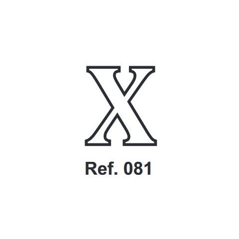 Cork letter X 10cm. Cork letter X 10cm.