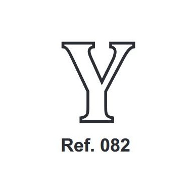 Cork letter Y 10cm.