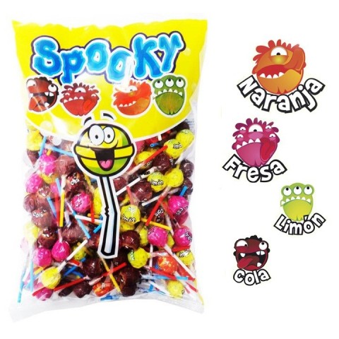 Caramelo con palo Spooky 200u. Caramelo con palo Spooky 200u.