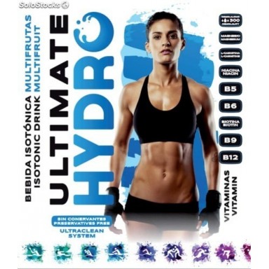 Bebida Isotónica Ultimate Hydro Multifrutas 700ml. 6u.