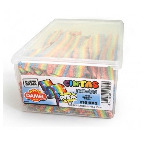 Damel sour rainbow belts 210u. Damel sour rainbow belts 210u.