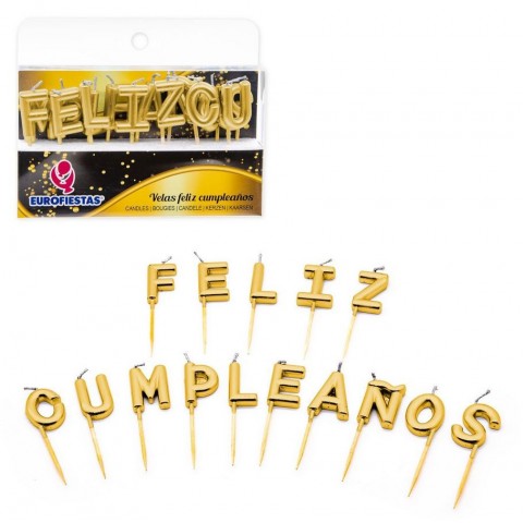 Golden candles happy birthday Golden candles happy birthday