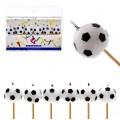 Velas Balones de Fútbol 6u.