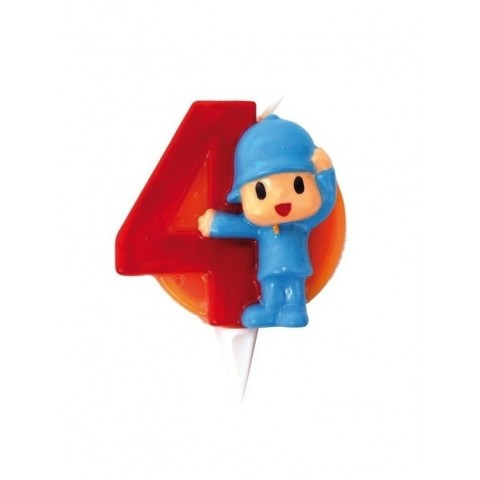Pocoyo Candle Nº 4. Pocoyo Candle Nº 4.