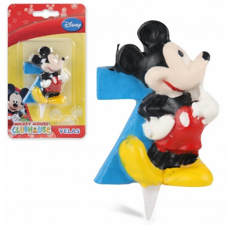 Vela de Cumpleaños inspirada en Mickey Mouse – LaPiñateria.com®