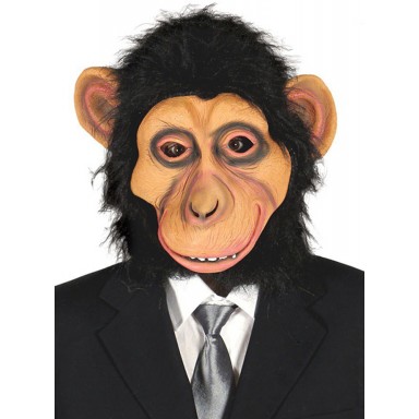Máscara de chimpancé peludo