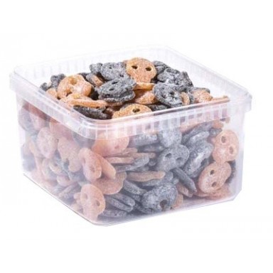 Calaveras ácidas de mora y naranja Granhs 290u.