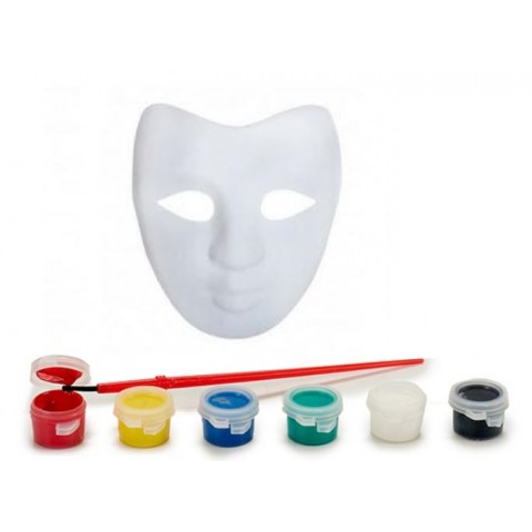 Máscara para colorear con pinturas Máscara para colorear con pinturas