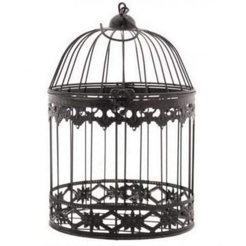Black round forge cage Black round forge cage