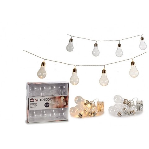 Guirnalda LED 8 Bombillas Transparentes Guirnalda LED 8 Bombillas Transparentes