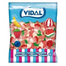 Bote caramelos de goma Tartitas fresa vidal 250u.
