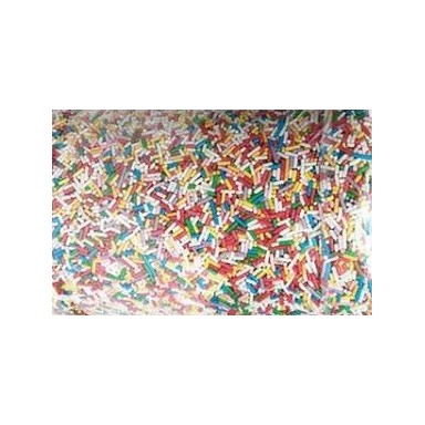 Fideo de azúcar multicolor 1kg.