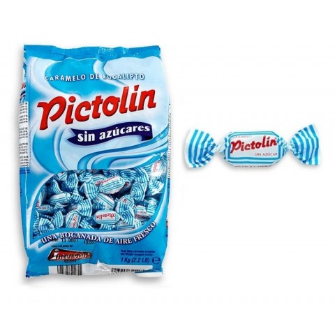 Caramelos Pictolin Intervan Clásico Sin Azucar 1 kg. Caramelos Pictolin Intervan Clásico Sin Azucar 1 kg.