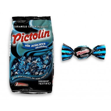 Caramelos Pictolin Intervan Clásico Sin Azucar 1 kg.