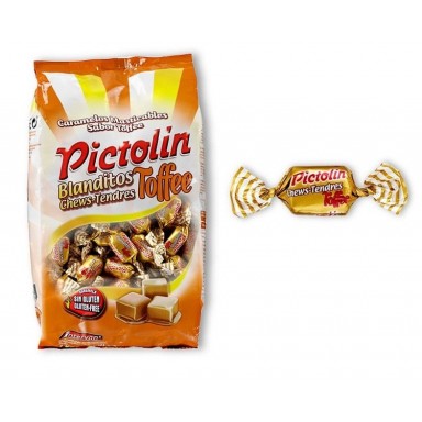Pictolin Intervan Toffee candy squishy bag of 1 kg.