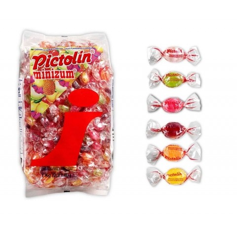 Minizum candies fruits juice flavor 1 kg. Minizum candies fruits juice flavor 1 kg.