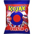Kojak Fiesta sabor cereza relleno de chicle estuche 100 unidades.