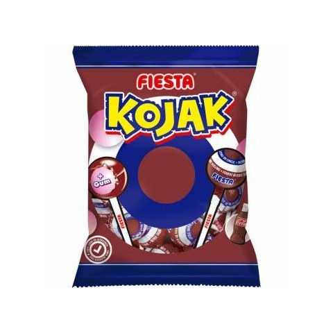 Kojak Fiesta cola relleno de chicle bolsa 7u.