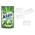 Chicles Klet's sin azúcar bolsita sabor menta 39 gramos.