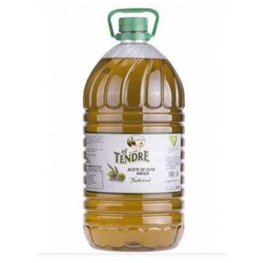 Aceite de oliva virgen Tradicional el Tendre 5 litros.