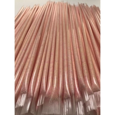 Cañas grandes con pica pica color rosa sin gluten 100u. Cañas grandes con pica pica color rosa sin gluten 100u.