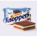 Barquillos Knopper rellenos de crema de leche y avellanas 24u.