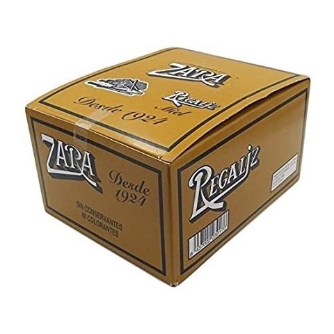 Regaliz Zara natural 100 unidades.