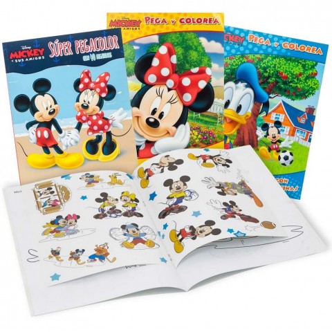 Libro para colorear Disney con 40 pegatinas. Libro para colorear Disney con 40 pegatinas.
