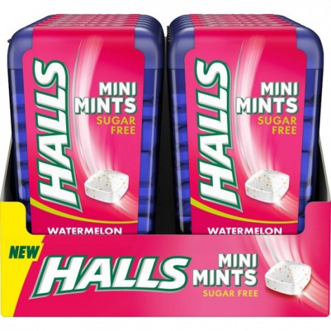 Halls Mini Mints Sandía 12u. Halls Mini Mints Sandía 12u.
