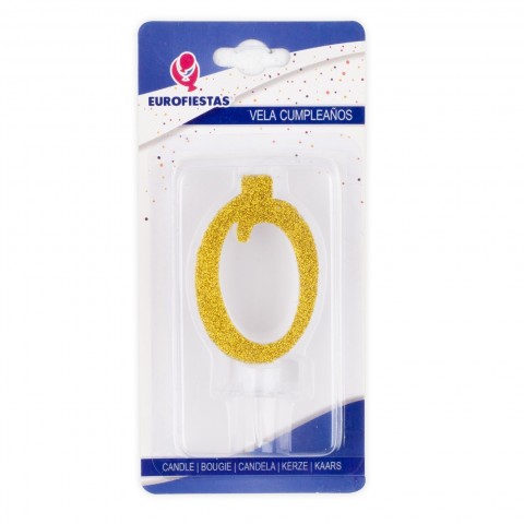 Vela Purpurina Oro Nº0 Vela Purpurina Oro Nº0