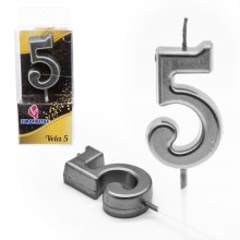 Silver candle Nº5