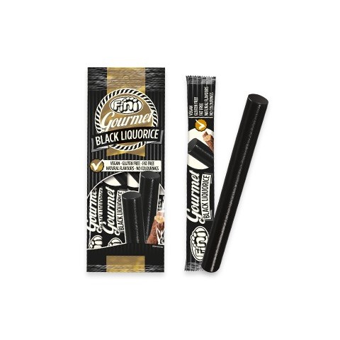 Licorice Fini Gourmet Black Liquorice 128gr. 12u. Licorice Fini Gourmet Black Liquorice 128gr. 12u.