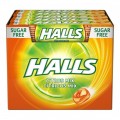 Caramelos halls sin azucar cítricos mix caja de 20 paquetes