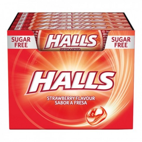 Caramelos halls eucaliptus sin azucar caja con 20 paquetes Caramelos halls eucaliptus sin azucar caja con 20 paquetes