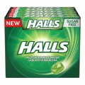 Halls Mild Spearmint flavour box with 20 packages