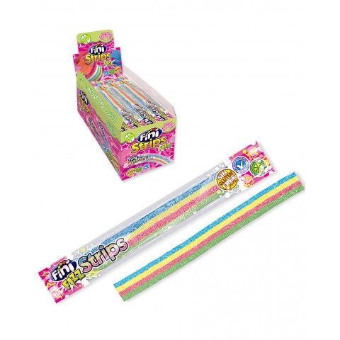 Regaliz Fini Lenguas Multifruit envueltas sin glúten 125u. Regaliz Fini Lenguas Multifruit envueltas sin glúten 125u.