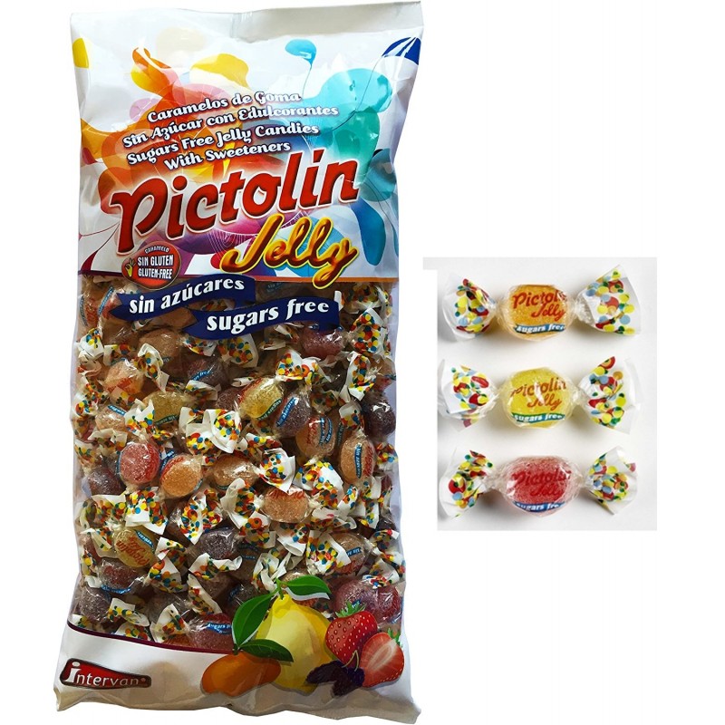 Comprar Caramelos Pictolín Jelly sin azúcar 1kg Online